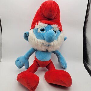 PAPA SMURF Large 20" Plush Peyo Jakks Pacific The Smurfs Movie Stuffed Animal